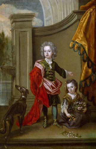 Sir Godfrey Kneller Richard Boyle, 3rd Earl of Burlington (1694-1753) and his sister Lady Jane Boyle Germany oil painting art